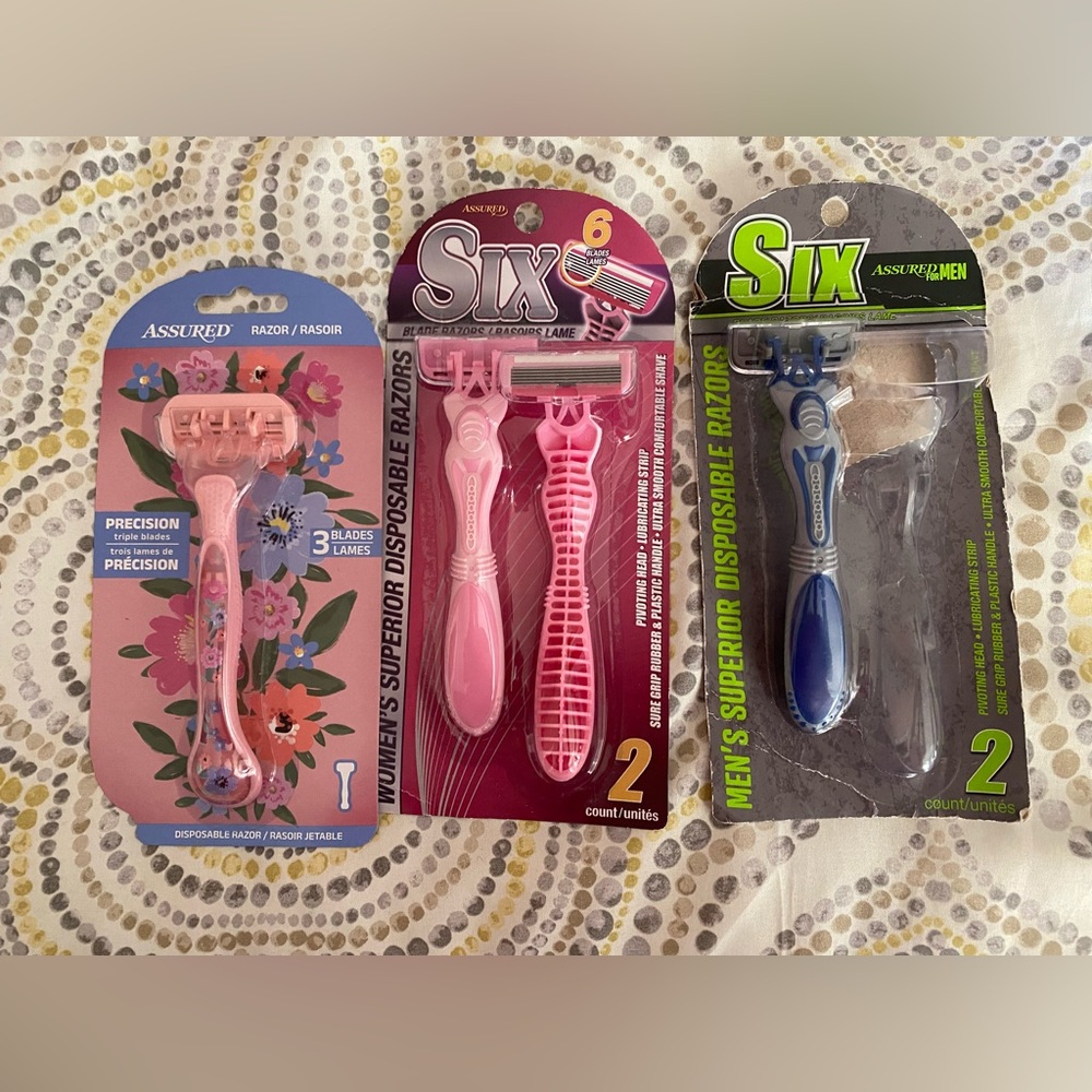 Assured Razor bundle Womens and Mens